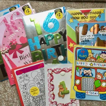 Photo of free Selection of new birthday cards with age number included. (Eaton NR4) #1
