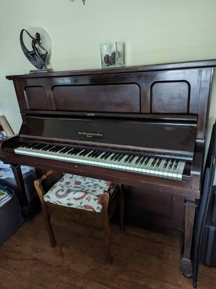 Photo of free Upright Piano & Piano Stool (Ridgeway S12) #1