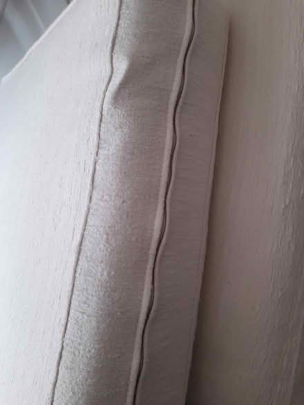 Photo of free 2 cream sofa base cushions (Llandudno, South Shore.) #3