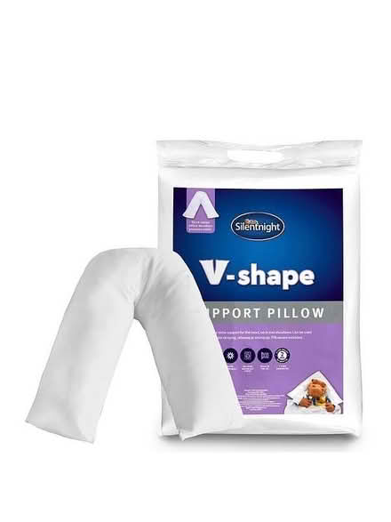 Photo of free Silentnight V Shaped Support Pillow with Pillowcase (Radlett WD7) #1