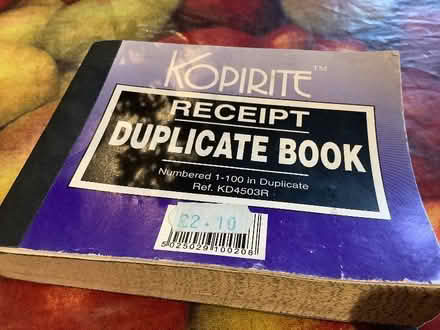 Photo of free Receipt duplicate book (Bath & North East Somerset) #1