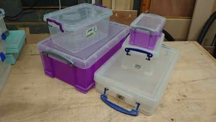 Photo of free Assorted plastic storage containers (Horndean PO8) #1