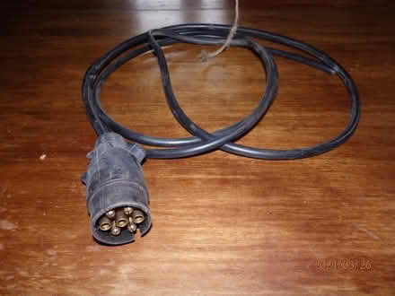 Photo of free 7 pin plug for trailer or tailboard. 2.5m cable (Leasgill LA7) #1