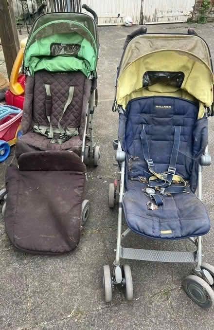 Photo of free 3 pushchairs - Maclaren & Bugaboo (Sevenoaks TN13) #1