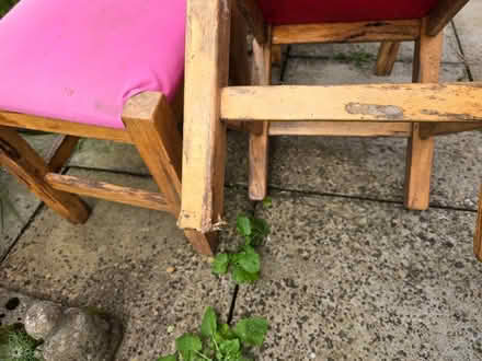 Photo of free Four Wooden Chairs (Bozeat NN29) #2