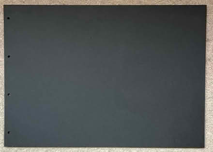 Photo of free A3 ring binder photo albums + jet black card pages (Maida Vale W9) #2