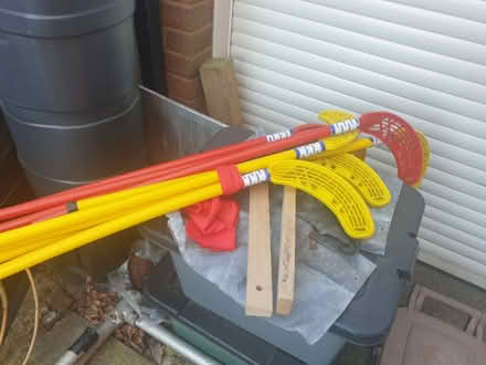 Photo of free Plastic hockey sticks as per picture (Vicars Cross CH3) #1