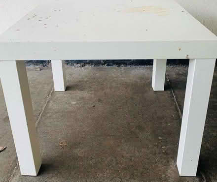 Photo of free Small white table (MK6 Peartree Bridge) #2