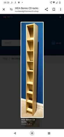 Photo of free IKEA BENNO CD rack (Harbury CV33) #1