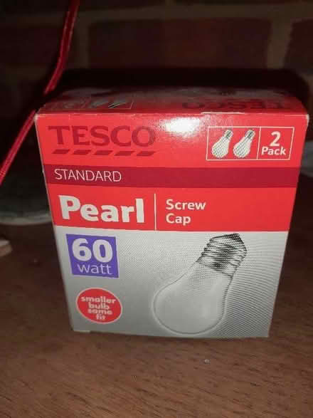 Photo of free 60w pearl incandescent bulb (Butts Ash SO45) #1