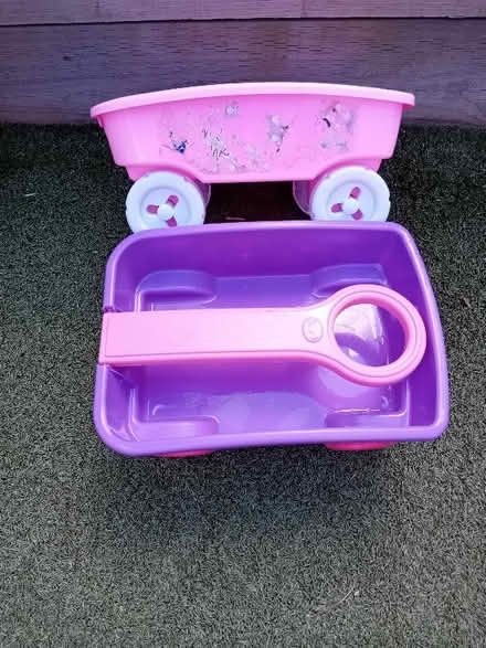 Photo of free 2 pull along trollies (Foxholes SG13) #1