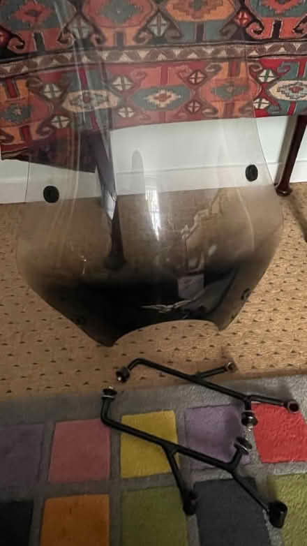 Photo of free Moto Guzzi front screen with brackets (Goldhanger CM9) #1