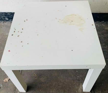 Photo of free Small white table (MK6 Peartree Bridge) #1