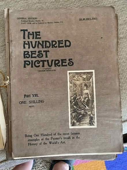 Photo of free Very old publication "The Hundred Best Pictures" (Shillingford Hill OX10) #2