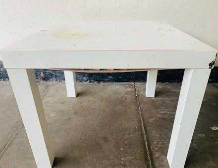 Photo of free Small white table (MK6 Peartree Bridge) #3