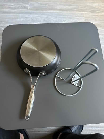 Photo of free Procook small pan and ikea paper towel holder (Ravenscourt Park W6) #2