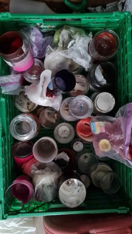 Photo of free Candle jars & loose wax (Seaford BN25) #1