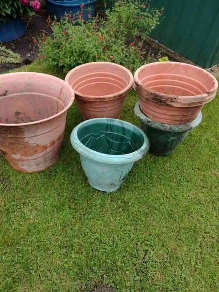 Photo of free Large Plastic Planters (Little Sutton CH66) #1