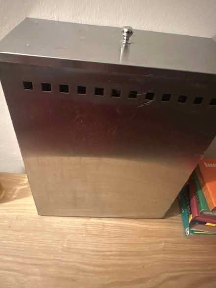 Photo of free Stainless steel box for bathroom cleaning materials (AB24) #1