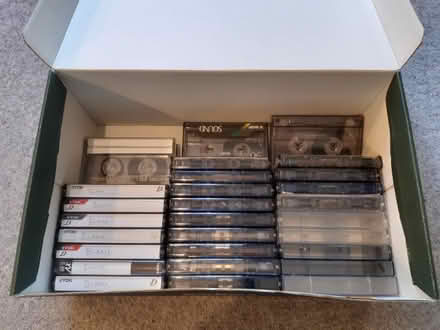 Photo of free Box of blank cassette tapes (Handforth SK9) #1