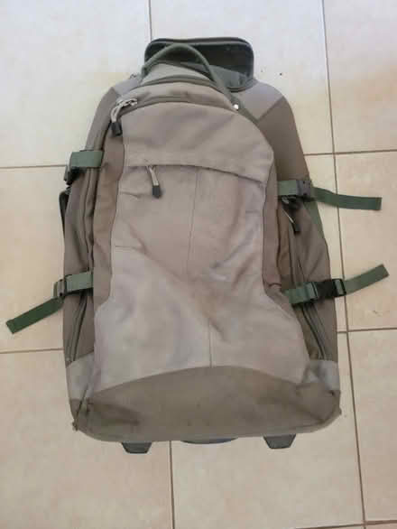 Photo of free Pull along suitcase medium, canvassy (Neville's Cross DH1) #2
