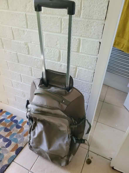 Photo of free Pull along suitcase medium, canvassy (Neville's Cross DH1) #3