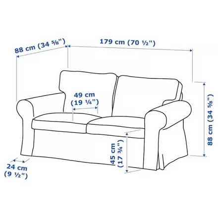 Photo of free ikea ektorp 2-seater sofa (Heeley S8) #3