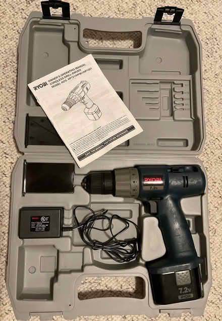 Photo of free Ryobi drill-driver, needs battery (Brantwood Park) #1