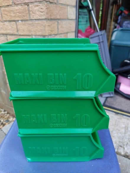Photo of free Dexion 10 storage boxes (Bancroft MK13) #2