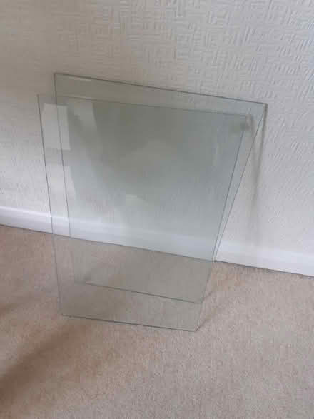 Photo of free 2 glass kitchen cupboard shelves . (Croham CR2) #1