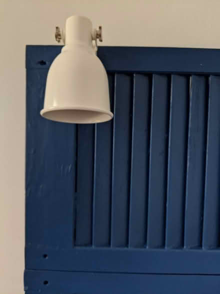 Photo of free antique shutter queen headboard (Crestwood) #2