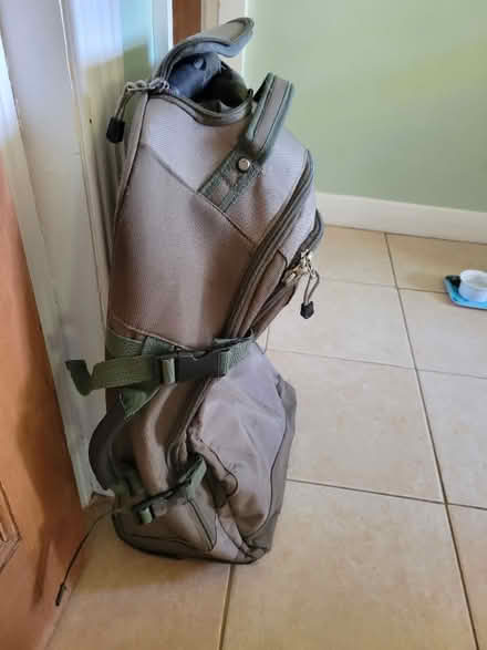 Photo of free Pull along suitcase medium, canvassy (Neville's Cross DH1) #1