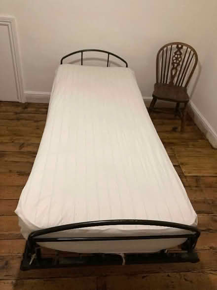 Photo of free Vintage black metal folding bed and mattress (Royal Leamington Spa CV32) #2