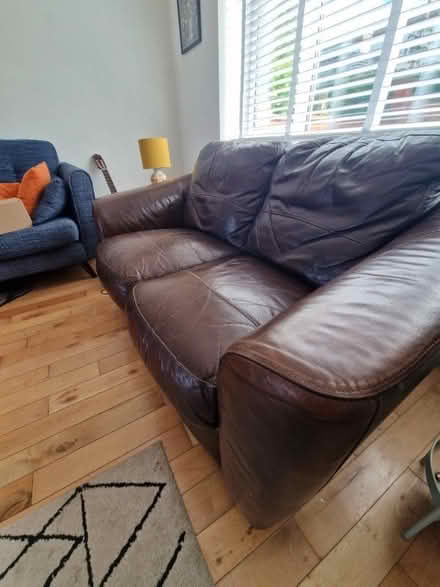 Photo of free 2 Seater Leather Sofa (Southgate N14) #2