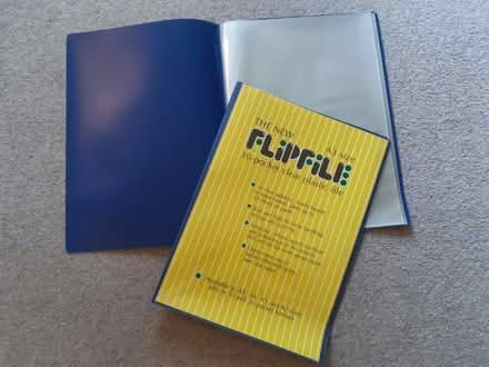 Photo of free A3 size clear pocket flipfiles (Handforth SK9) #1