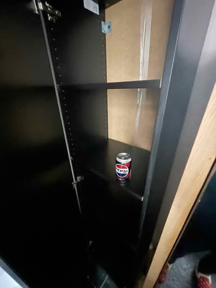 Photo of free Black cupboard/wardrobe/ cabinet (W4) #3