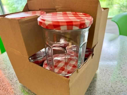 Photo of free 8 Bonne Maman Jars (Tunbridge Wells S. TN2) #1