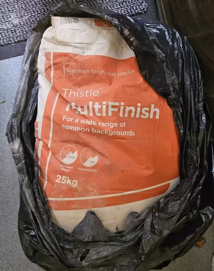 Photo of free Bag of wall plaster (thistle) (London Fields) #1