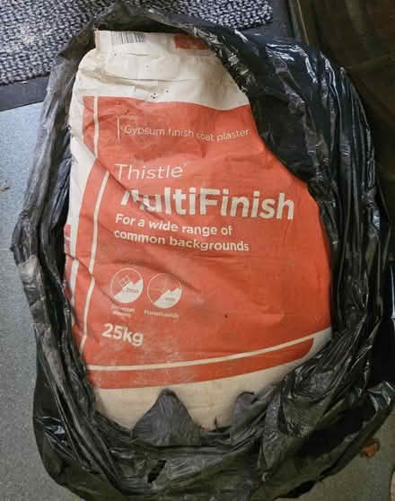 Photo of free Bag of wall plaster (thistle) (London Fields) #1