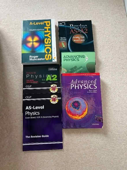 Photo of free A level text books for physics (East Pit CB1) #1