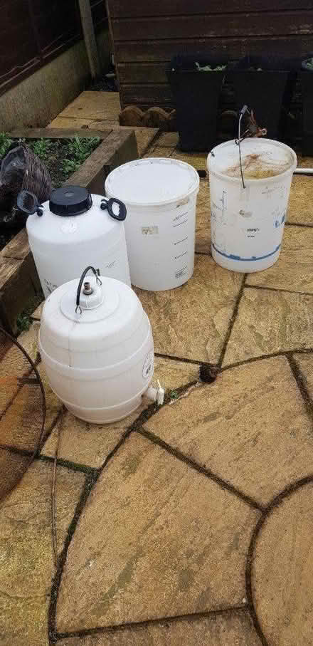 Photo of free 3 x FERMENTATION BUCKETS + BARREL (Dukinfield) #2