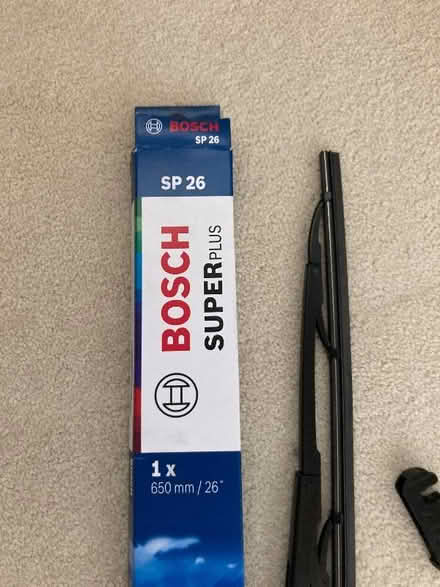 Photo of free Bosch Super Plus windscreen wiper, SP26 (Colwall Stone WR13) #1