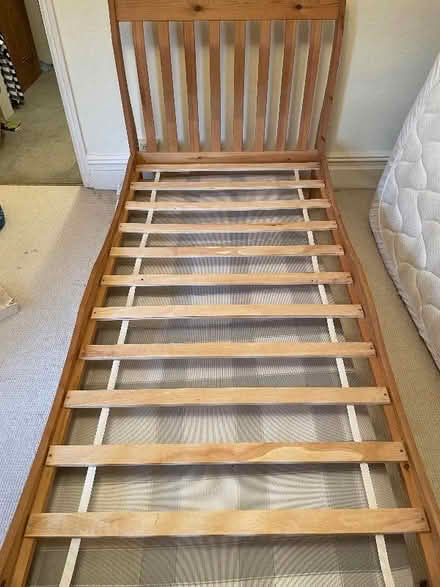 Photo of free Single solid wood bed (Grandpont OX1) #1