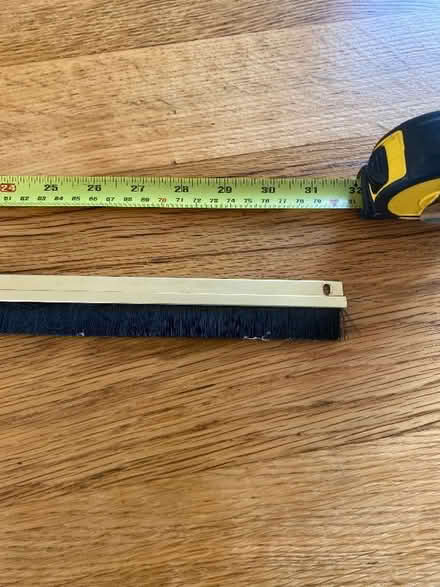 Photo of free Door draught excluder - metal trim gold colour (Harrogate HG2) #2