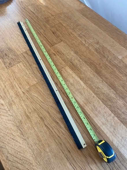 Photo of free Door draught excluder - metal trim gold colour (Harrogate HG2) #1