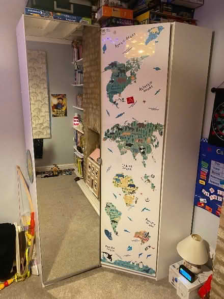 Photo of free Two ikea pax wardrobes: one corner, one large two door (Greenwich SE10) #2