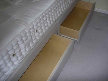 Photo of free King Size Bed with four under draws and mattress (Hertford SG13) #2