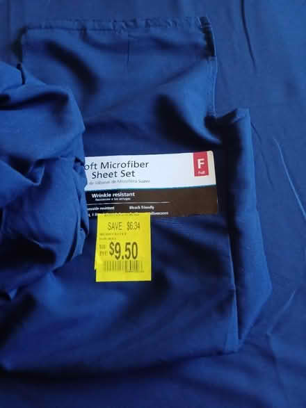 Photo of free Mattress cover dark blue brand new (Blossom Hill Road) #2