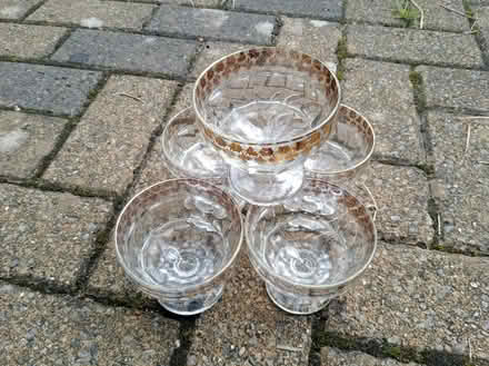 Photo of free A set of five dessert bowls (Skerton LA1) #1