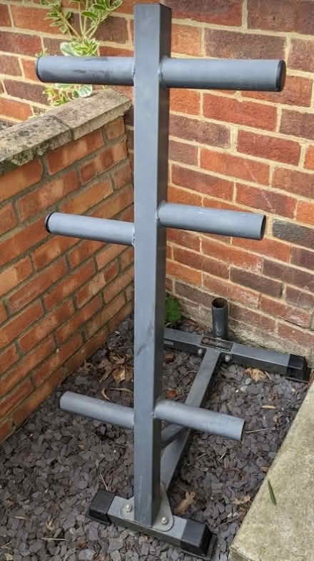 Photo of free Olympic weight plate rack (Earlsfield SW17) #1